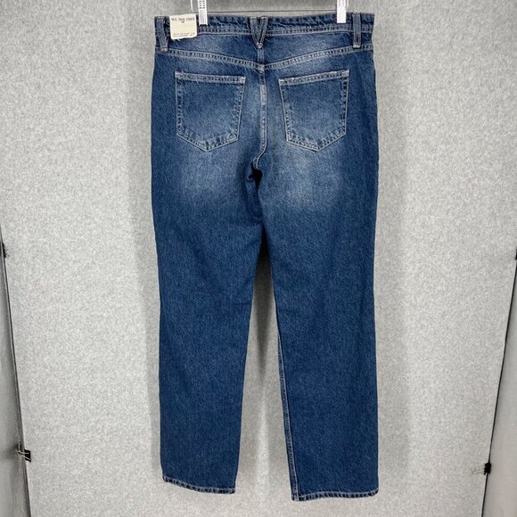 We the Free People Moxie Low Slung Pull On Barrel Jeans Size 29 Dark Romance NEW - Picture 4 of 15